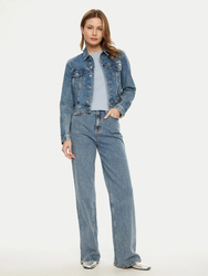 Calvin Klein dámská modrá džínová bunda - M (1A4)