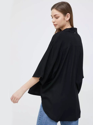 Calvin Klein dámská černá košile - S (BEH)