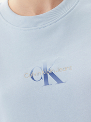 Calvin Klein dámská světle modrá mikina - XS (CUI)
