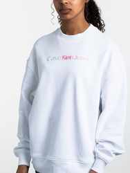 Calvin Klein dámská bílá mikina - M (YAF)