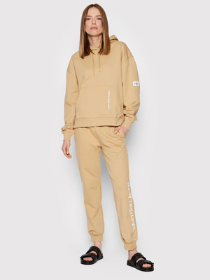 Calvin Klein dámská světle hnědá mikina - M (AB0)