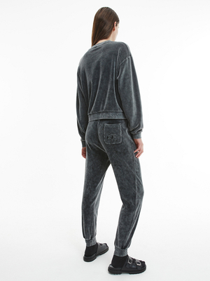 Calvin Klein dámská tmavě šedá mikina - XS (BEH)