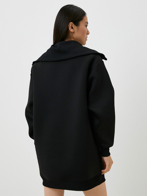 Calvin Klein dámské volné černé šaty - S (BEH)