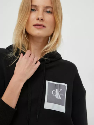 Calvin Klein dámské černé teplákové šaty - XS (BEH)