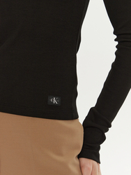 Calvin Klein dámské černé tričko - L (BEH)