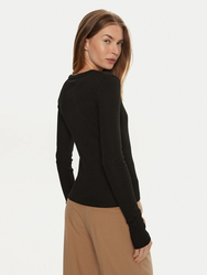 Calvin Klein dámské černé tričko - L (BEH)
