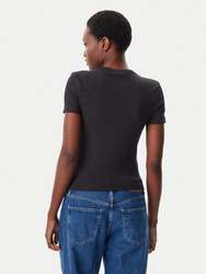 Calvin Klein dámské černé tričko - L (BEH)