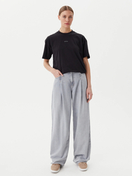 Calvin Klein dámské černé tričko - L (BEH)
