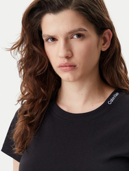 Calvin Klein dámské černé tričko - L (BEH)