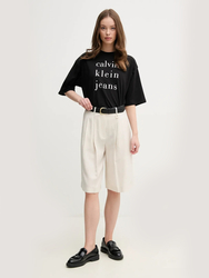 Calvin Klein dámské černé tričko - L (UB1)