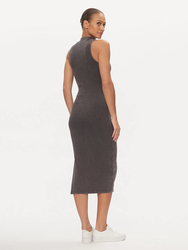 Calvin Klein dámské šedé žebrované šaty - XS (PT2)