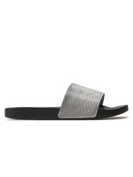 Calvin Klein dámské šedočerné pantofle  - 37 (0GN)