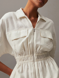 Calvin Klein dámské světlé šaty - XS (YBI)