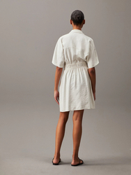 Calvin Klein dámské světlé šaty - XS (YBI)