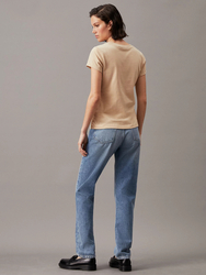 Calvin Klein dámské béžové tričko - S (RAE)