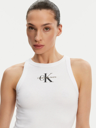 Calvin Klein dámské bílé tílko - XS (YAA)