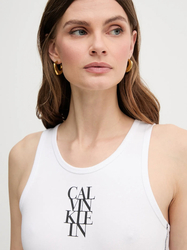 Calvin Klein dámské bílé tílko - XS (YAA)