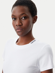 Calvin Klein dámské bílé tričko - XS (YAA)