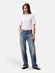 Calvin Klein dámské bílé tričko - L (YAA)
