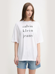 Calvin Klein dámské bílé tričko - L (YAA)