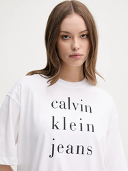Calvin Klein dámské bílé tričko - L (YAA)