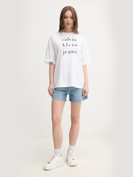 Calvin Klein dámské bílé tričko - L (YAA)