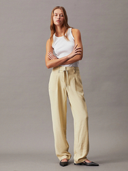 Calvin Klein dámské zelené kalhoty - S (LFU)