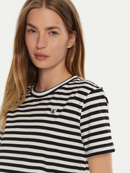Calvin Klein dámské pruhované tričko - XS (0GO)