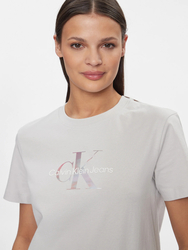 Calvin Klein dámské šedé tričko - XS (PC8)