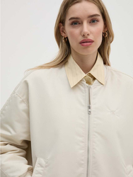 Calvin Klein dámský béžový bomber  - M (ACF)