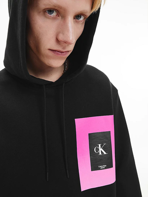 Calvin Klein pánská černá mikina  - L (BEH)