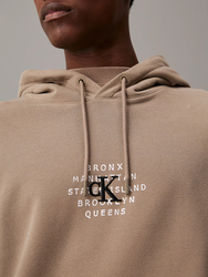 Calvin Klein pánská hnědá mikina - L (PAV)
