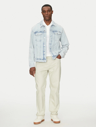 Calvin Klein pánská modrá džínová bunda - S (1AA)