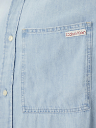 Calvin Klein pánská světle modrá košile  - S (1AA)
