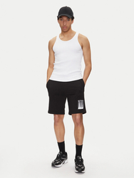 Calvin Klein pánské černé šortky - S (BEH)