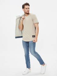 Calvin Klein pánské béžové tričko - L (PDH)