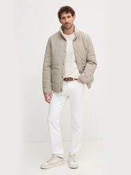 Calvin Klein pánské béžové tričko - L (PDH)
