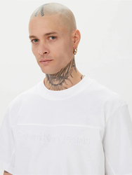 Calvin Klein pánské bílé tričko - XXL (YAF)