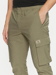 Calvin Klein pánské khaki cargo kalhoty - 30/NI (PFQ)