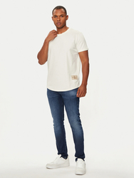 Calvin Klein pánské krémové tričko - L (YBI)