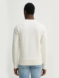 Calvin Klein pánská krémová mikina - S (YAS)