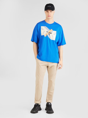 Calvin Klein pánské modré tričko - S (C6X)