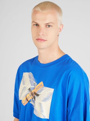 Calvin Klein pánské modré tričko - S (C6X)