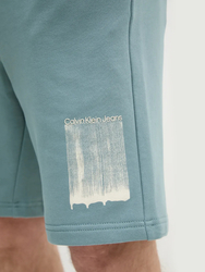 Calvin Klein pánské tyrkysové šortky - L (CKM)