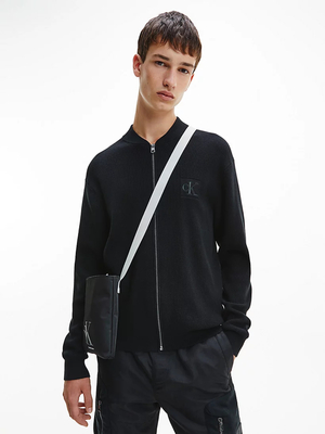 Calvin Klein pánský černý svetr - S (BEH)