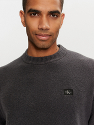 Calvin Klein pánský tmavě šedý svetr - S (BAN)