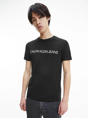 Calvin Klein pánské černé tričko 2 pack - S (BEH)