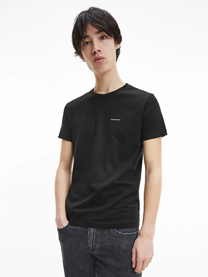 Calvin Klein pánské černé tričko 2 pack - S (BEH)