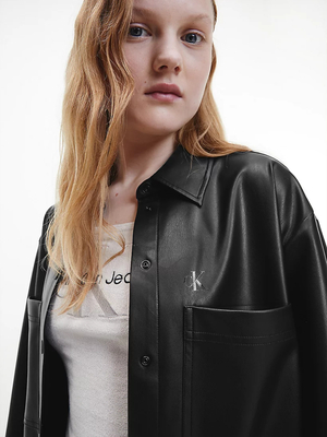 Calvin Klein dámská černá košile - XS (BEH)