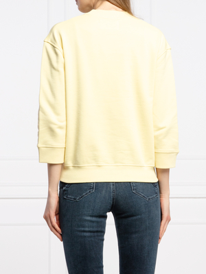 Calvin Klein dámská žlutá mikina Iridescent - L (ZHH)
